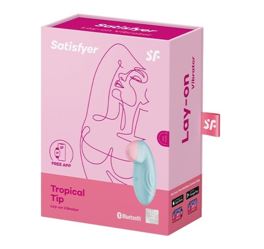 Stymulator łechtaczki satisfyer tropical tip blue